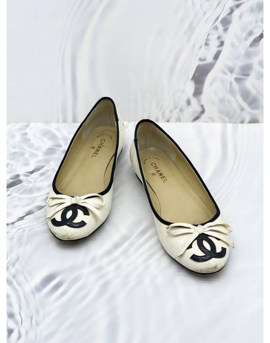 Chanel flats sale sale